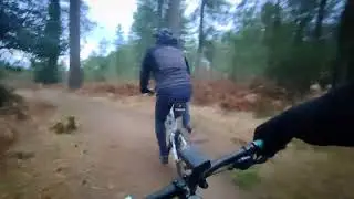 bafang 1000w trek MTB - ebike blue trail ride