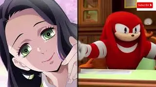 Knuckles Rates Demon Slayer Female Characters
