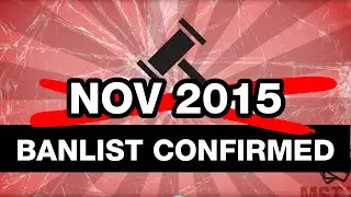November 2015 TCG Ban List Confirmed - Discussion