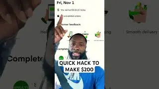 QUICK Hack to MAKE $200 DAILY Instacart & DoorDash #instacart #uber #doordash #viralshorts #hack