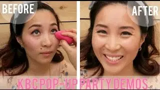 Demo | Before & After at the Katie B Cosmetics Pop Up Party!