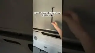 Volvo VNL How to use the bunk beds
