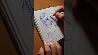Drawing Sasuke Uchiha with just a ball pen! #cinematicart #sasukefanart #ballpenart