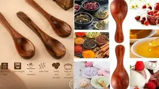 Best wooden spoons online kitchen useful safe odor & chemical free durable lightweight safe to use