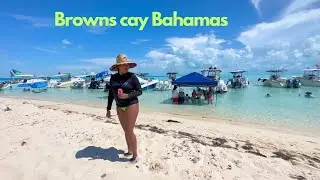 Browns Cay Exploring New Island in Bahamas