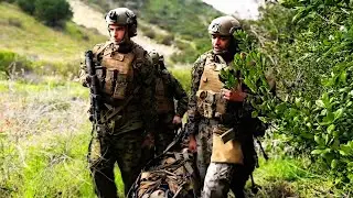 US Infantry Soldiers and Marines on a tactical aircraft recovery mission | EXERCISE SOLDIER