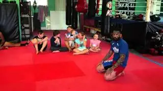 Julz the Jackal gives away seminar payment to kids.