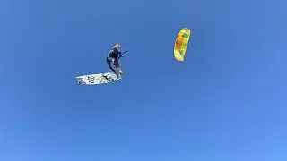 Kitesurfing in Soma bay, Utopia Island