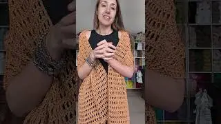 Tu primer chal de crochet muy f&aacute;cil explicado paso a paso...animate! #ganchillo #crochet mujer