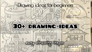 30+ aesthetic drawing ideas💡||Easy drawing ideas for beginners@simplyavi24 