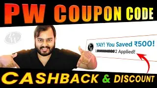 PW coupon code - For All Batch & Books ₹500 Off । PW coupon code 500 off 2026 Batch।