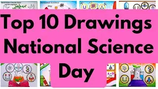 National Science Day Drawing Ideas | Best Posters on Science Day for competition #nationalscienceday