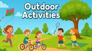 🚴&zwj;♀️ Weekend Outdoor Fun | Easy English Story for Kids