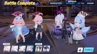 [Blue Archive/Global] Gregorius (Indoor) Total Assault Torment - 40,040,800 pts