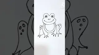 cute frog drawing #drawing4kids