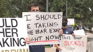 Law School Grads Protest Bar Exam Delays