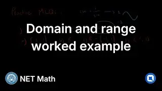 NET Math (Pre-Engineering) | Domain and Range: MCQ Practice | Qalam Counseling