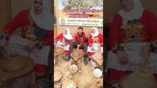 INSANE technique: ARGAN OIL production in MARRAKECH VILLAGE? #arganoil #marrakech #morocco