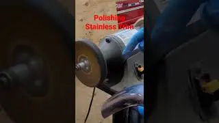 How to polish stainless trim @DannebergAcres #comet #diy