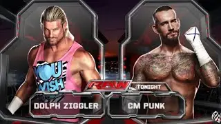 Dolph Ziggler vs CM Punk | RAW | WWE 2k15 PS4