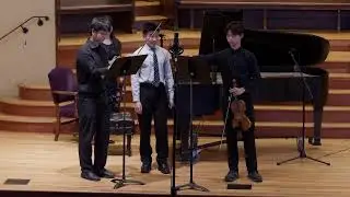 Schumann - Six Duos for Two Violins and Piano | Ethan Wu, Stephen Hou, violin | Wesley Leung, piano