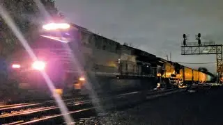 NS Train North Through Wyoming.