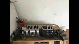 Scrapping a toaster for copper, silver, steel, and very little waste.
