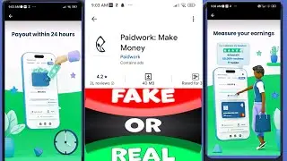Paid Work App Review | How to Earn Money from Paid Work App | Paid Work App Real or Fake | Paid Work