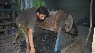 Amazing Skills Of South Asians // How They Manufactured Hdpe Pipes From Recycled Old Car Bumpers