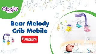 How to use the Funskool Giggles Bear Melody Crib Mobile?