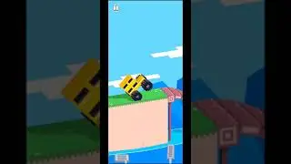 Fancade🚓 [ Drive Mad ] level 16 - Rope Bridge |  @Games Galaxy ❤️ ||  Shorts 13🏆|