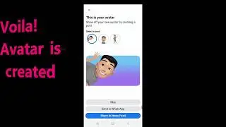 Activate and Create Facebook Avatar in Android - How to tutorial