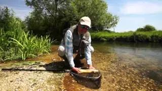 Fishing a Chalkstream at Mayfly Time with JT and Chris