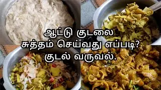 how to clean goat boti in tamil || boti fry in tamil #ellorumsamaikalam #goatboti #cleanboti