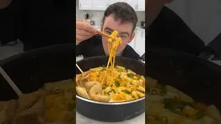 Making Rabokki !!🍜 #shorts #ramen #recipe