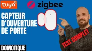 Test d'un capteur d'ouverture de porte Zigbee pas cher à moins de 9€