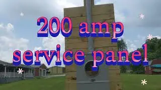 Camper setup, 50 amp RV pole, waterline, equipment maintenance.