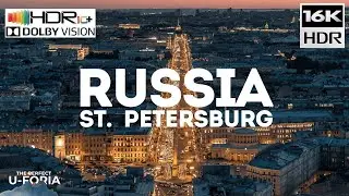 Санкт-Петербург, Россия в 16K HDR 120fps &mdash; Видео с дрона