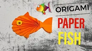 DIY MOVING PAPER FISH EASY | PAPER FISH,paper craft for kids,moving paper fish,Fish out of paper