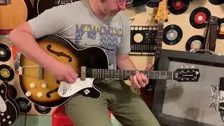 1962 Harmony Rocket hollowbody electric guitar