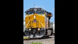 Rebuilt/Repainted GE C44ACM's hit the Tower 87 Curve! The story behind both.....