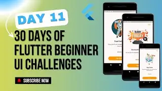 Flutter UI Challenges: Day 11  Onboarding Screens  Challenge | 30 Days of Flutter