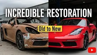 Restoring a Porsche 718 Cayman   Full Engine Inspection, Chassis Repair   Stunning Revival