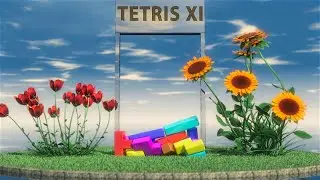 Soft Body TETRIS - Growth of Flowers / 3D Animation V11 (Cinema 4D - Physical Render) Robo Video