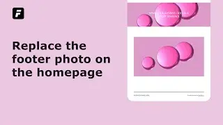 Update the Footer Photo on Website Max | Fectiv Support