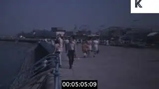 1970s UK, Morecambe Bay Seaside, Home Movies