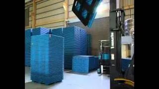Pallet plastico - Estiba Plastica Ref. AC1111 prueba de caida