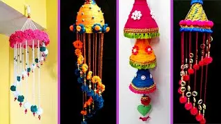4 Chandelier/Door Hanging/Jhumar made with Recycle material |best out of waste craft |DIY Room Decor