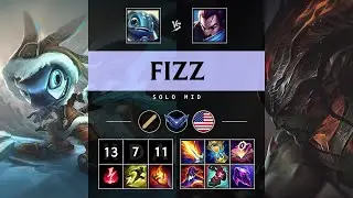 Fizz Mid vs Yasuo - NA Diamond Patch 25.16