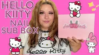🎀💗Hello Kitty themed Anita's Nails June 2023 Sub Box💗🎀